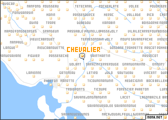 map of Chevalier