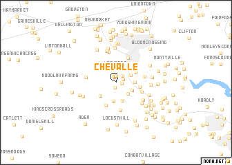 map of Chevalle