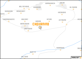 map of Chevanino