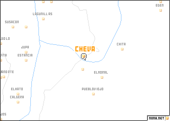 map of Cheva