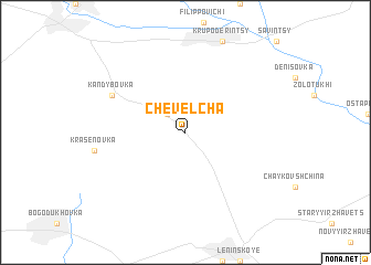 map of Chevelʼcha
