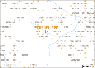 map of Chevelière