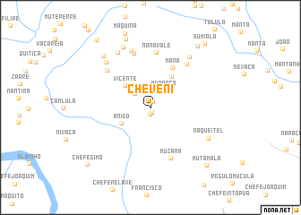 map of Cheveni