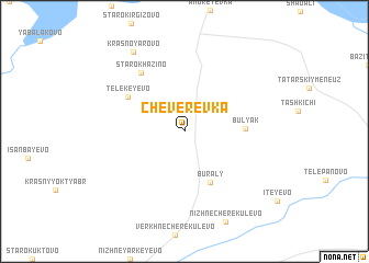 map of Cheverevka