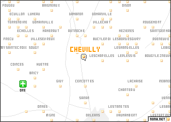map of Chevilly