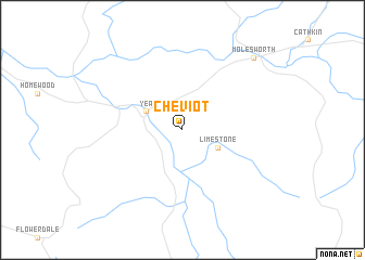 map of Cheviot