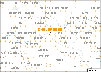 map of Chevofosse