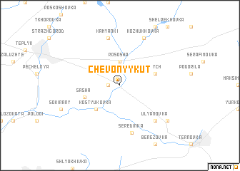 map of Chevonyy Kut