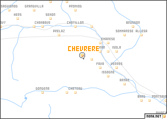 map of Chevrère