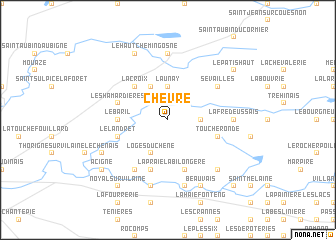 map of Chevré