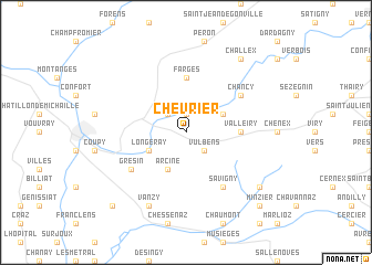 map of Chevrier