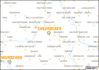 map of Chevroches