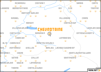 map of Chevrotaine