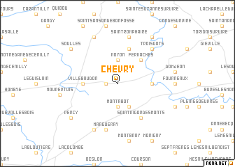 map of Chevry