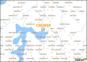 map of Chewesa