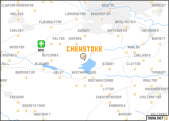 map of Chew Stoke