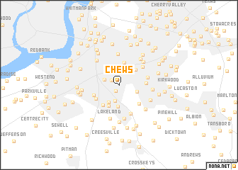 map of Chews