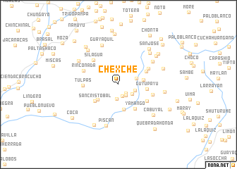 map of Chexche