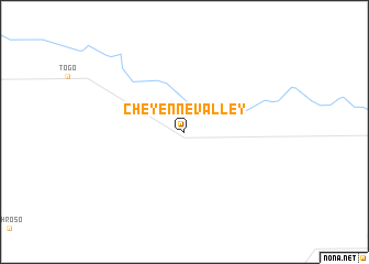 map of Cheyenne Valley