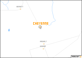 map of Cheyenne