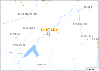map of Cheylus