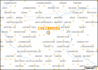 map of Chez Bariou