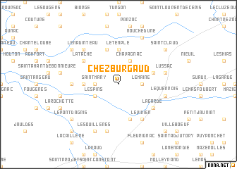 map of Chez-Burgaud