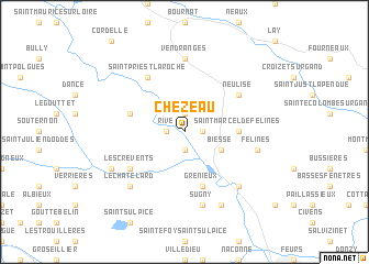map of Chezeau