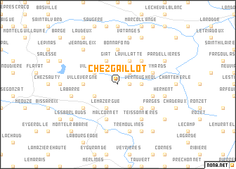 map of Chez Gaillot
