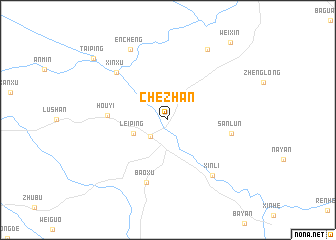 map of Chezhan