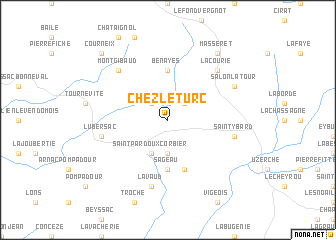 map of Chez le Turc