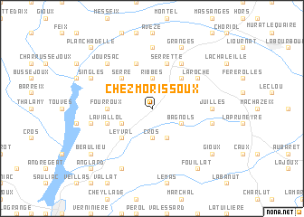 map of Chez Morissoux