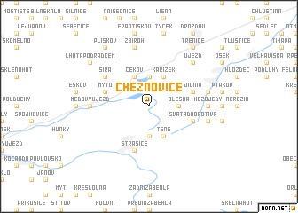 map of Cheznovice