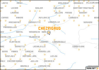 map of Chez Rigaud