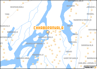 map of Chhaborānwāla