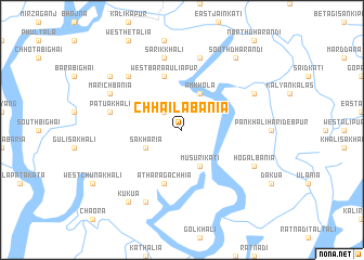 map of Chhailābania