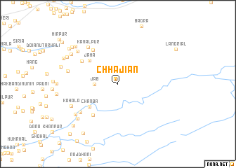 map of Chhajiān