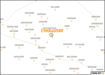 map of Chhajusar