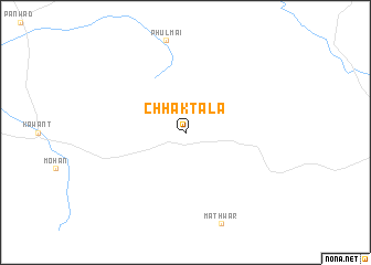 map of Chhaktala