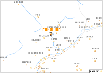 map of Chhaliān