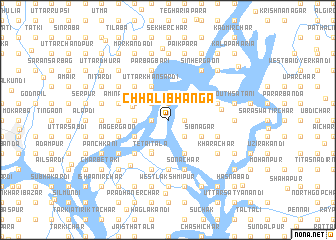 map of Chhālibhānga