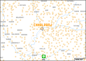 map of Chhal Pānj