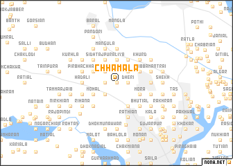 map of Chhamāla