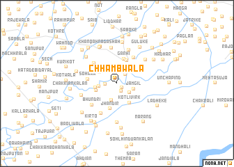 map of Chhambwāla