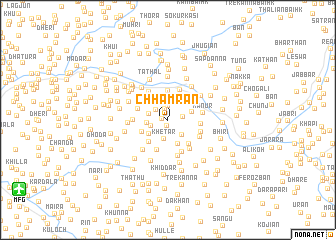 map of Chhamrān