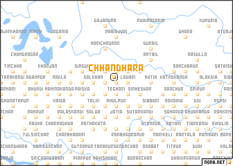 map of Chhandhara