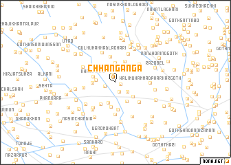 map of Chhan Ganga