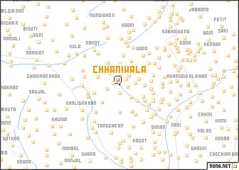 map of Chhaniwāla