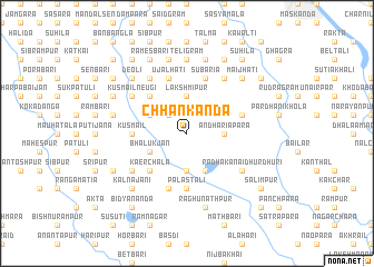 map of Chhankānda