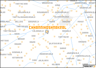 map of Chhanni Hoshnāk Rāl